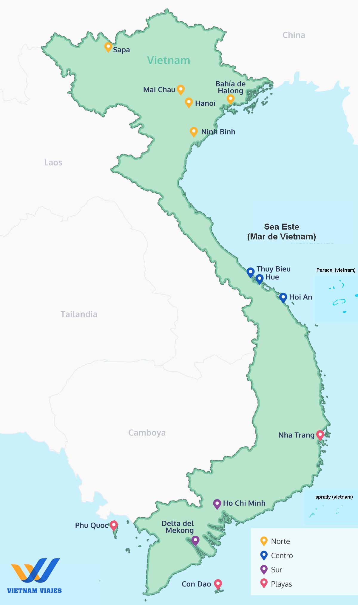 Guia de viagens vietnam