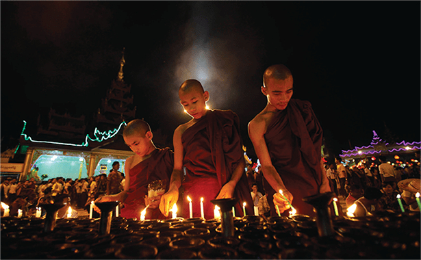 festival en myanmar