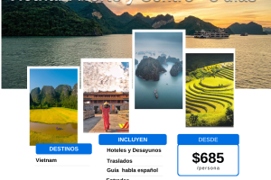 Viaje regular a vietnam en 8 dias